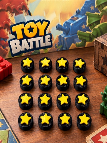 توکن‌های سه‌بعدی بازی نبرد اسباب‌بازی ها Toy Battle 3D Token