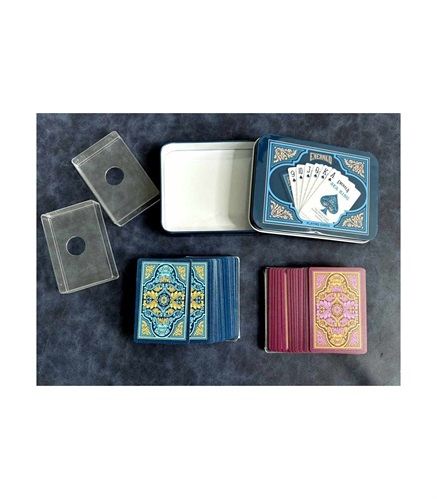 کارت بازی امرالد جعبه فلزی Playing Card Emerald
