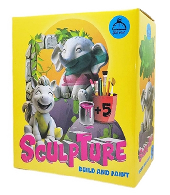 بازی ساخت و رنگ آمیزی مجسمه فیل Sculpture Build And Paint