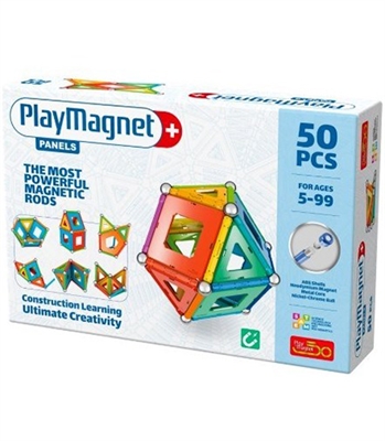 مگنت سری پنل ۵۰ قطعه‌ای Playmagnet Panels 50 pcs