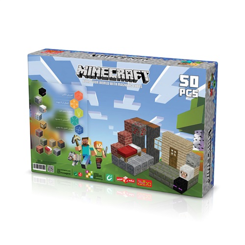 ماینکرفت مغناطیسی 31 قطعه (Minecraft  Magnetic  Cubes  31  pcs)