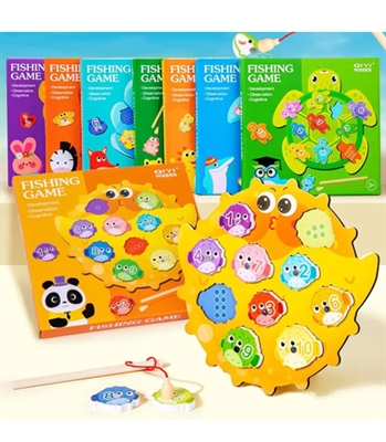 بازی ماهیگیری چوبی (Fishing Game)