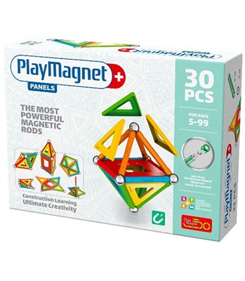 مگنت سری پنل 30 قطعه Playmagnet Panels