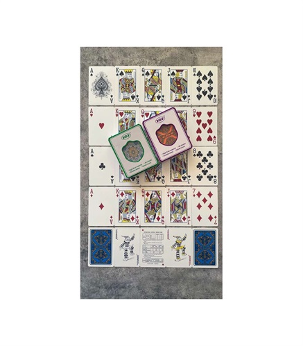 کارت بازی نپ سبز و بنفش جعبه طلقی Playing Card Nap