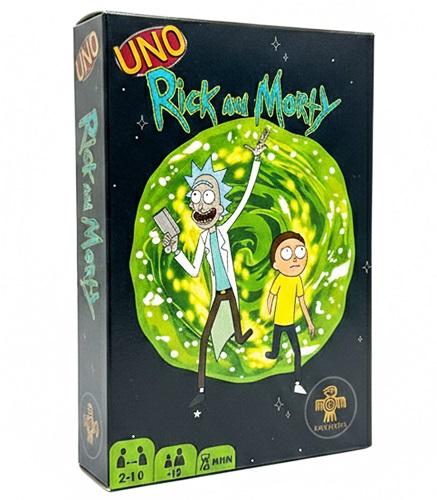 بازی اونو ریک و مورتی Uno Rick And Morty