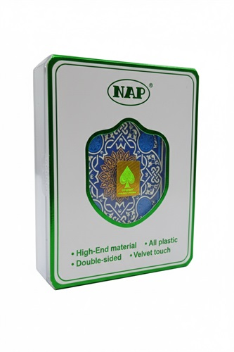 کارت بازی نپ سبز و بنفش جعبه طلقی Playing Card Nap