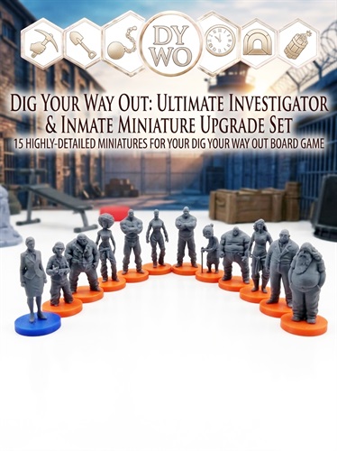 فیگور شخصیت های فرار از زندان با افزونه Dig Your Way Out Upgrade Set