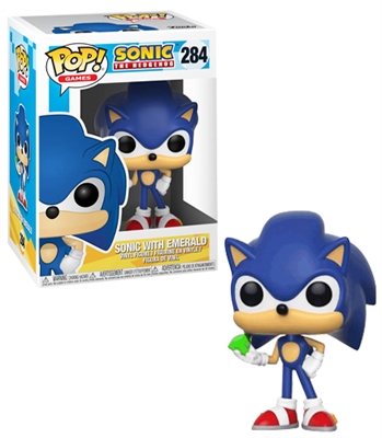 فانکو پاپ سونیک با زُمُرد (Sonic With Emerald Funko Pop)