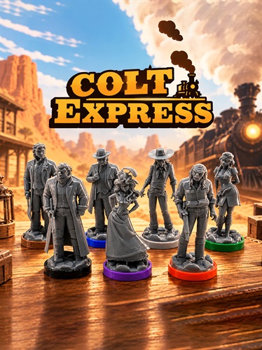 فیگور های بازی کلت اکسپرس  Colt Express 3D Figures