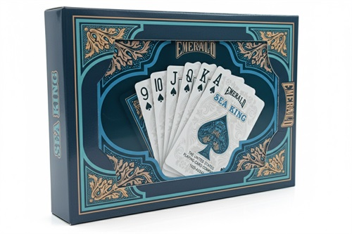 کارت بازی امرالد جعبه فلزی Playing Card Emerald